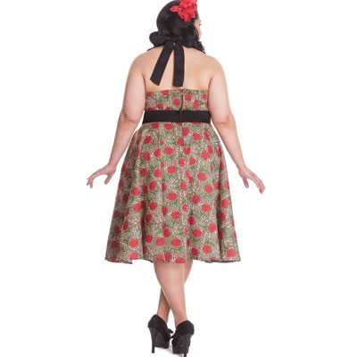 Charlie 50s – Vestido pin up estampado en tallas grandes - Imagen 3