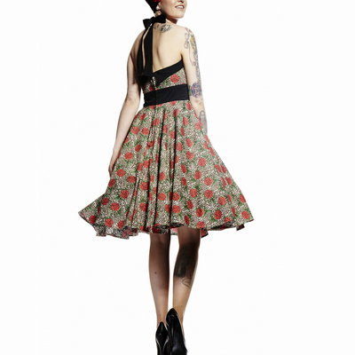 Charlie 50s – Vestido pin up estampado en tallas grandes - Imagen 5
