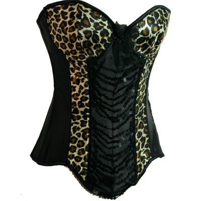 True Leopard – Corsé de fiesta de leopardo con lentejuelas - Imagen 3