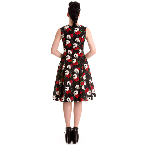 Rock and Ruin – Vestido alternativo con calaveras - Imagen 4