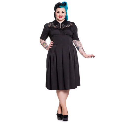 Connie – Vestido gótico talla grande