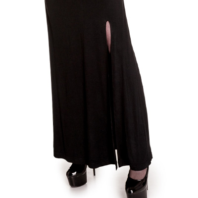 Crucifix – Vestido gótico largo - Imagen 4