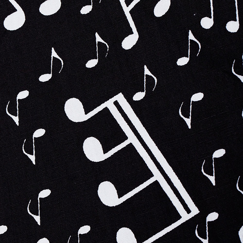 Presley – Vestido pin up en negro estampado en negro - Imagen 6
