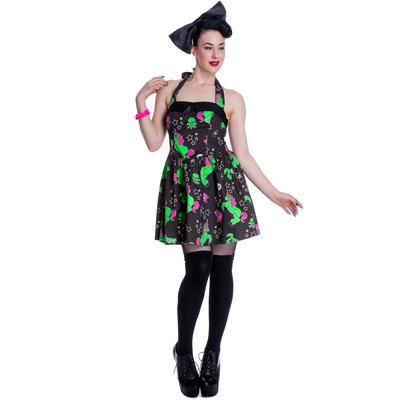 I heart zombie – Vestido punk corto - Imagen 2