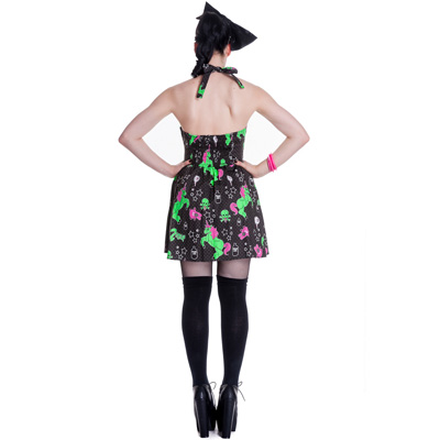 I heart zombie – Vestido punk corto - Imagen 6