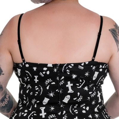 Creepy Mini PLUS – Vestido punk en tallas grandes - Imagen 6