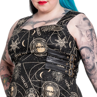 Tabitha PLUS – Vestido steampunk en tallas grandes - Imagen 4