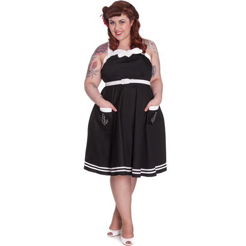 Siren Plus – Vestido en tallas grandes estilo pin up
