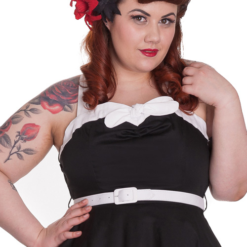 Siren Plus – Vestido en tallas grandes estilo pin up - Imagen 3