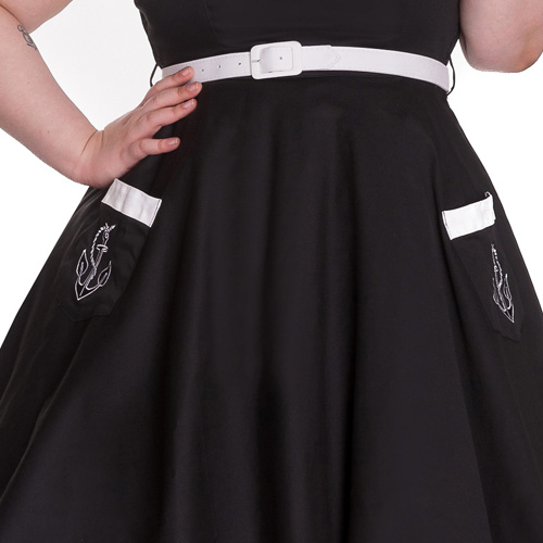 Siren Plus – Vestido en tallas grandes estilo pin up - Imagen 4