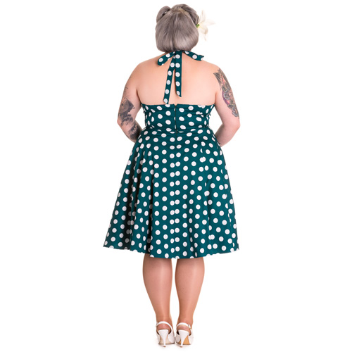 Mariam Plus – Vestido vintage para gorditas - Imagen 3