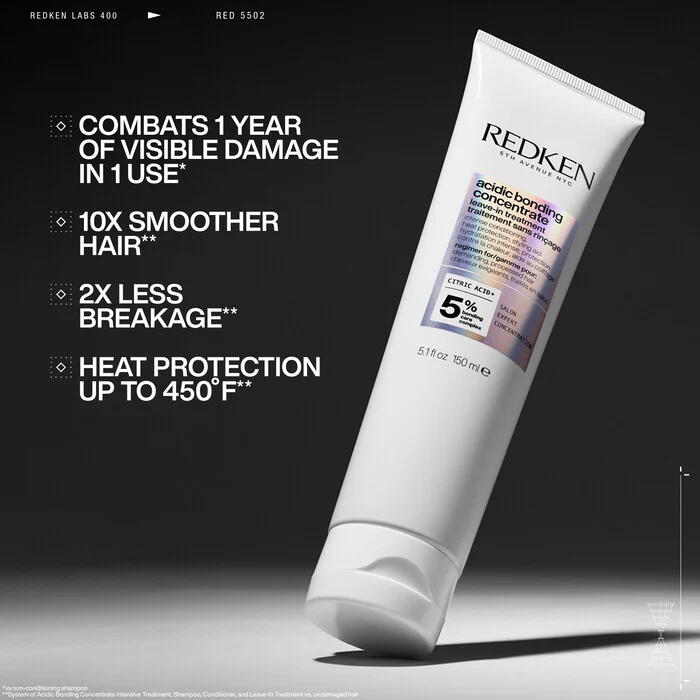 Redken Acidic Bonding Concentrate Leave-In Treatment | Reparación y Protección Intensiva - Imagen 5