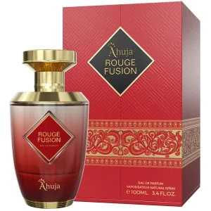 Ahuja Rouge Fusion – Perfume Árabe 100 ml  Aroma intenso, dulce y seductor de larga duración