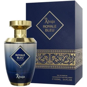 Ahuja Royale Bleu – Perfume Árabe 100 ml  Frescura elegante con carácter sofisticado
