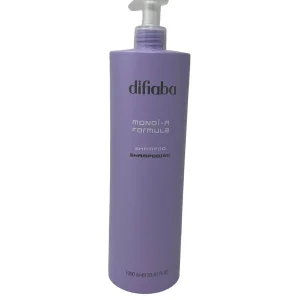 DIFIABA Monoï-A Formula™ Shampoo – 1000 ml Shampoo nutritivo e hidratante para suavidad, brillo y control del frizz