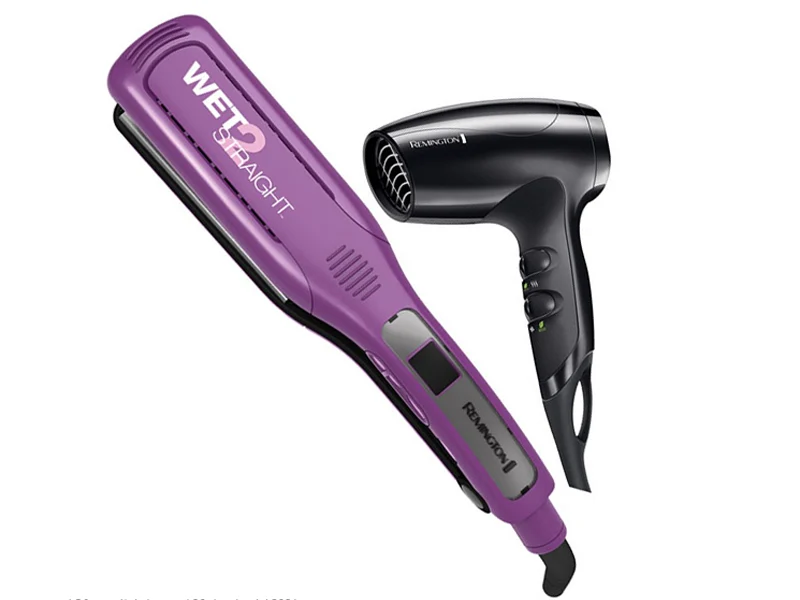 REMINGTON COMBO MORADO WET 2 + D5000 PLANCHA Y SECADORA PARA CABELLO HUMEDO Y SECO - Imagen 3