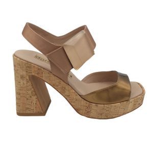 SANDALIA DE TACON BRONCE DORALATINA V452047