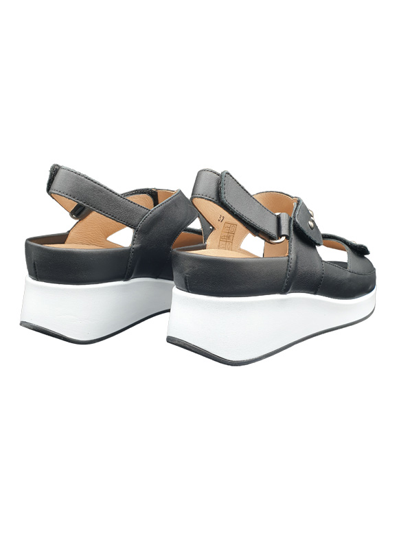 SANDALIAS CUÑA NEGRA PIESANTO 260388N - Imagen 4