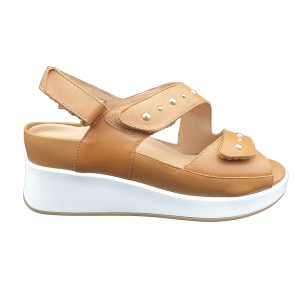 SANDALIAS CUÑA NOGAL PIESANTO 260388M