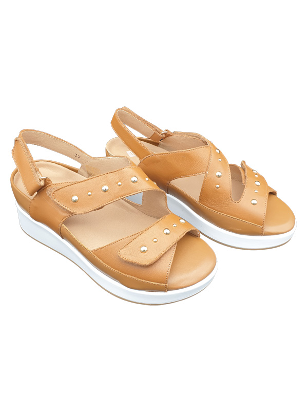 SANDALIAS CUÑA NOGAL PIESANTO 260388M - Imagen 3