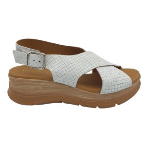 SANDALIAS DE CUÑA BLANCO PAULA URBAN 24835 FORMENTERA