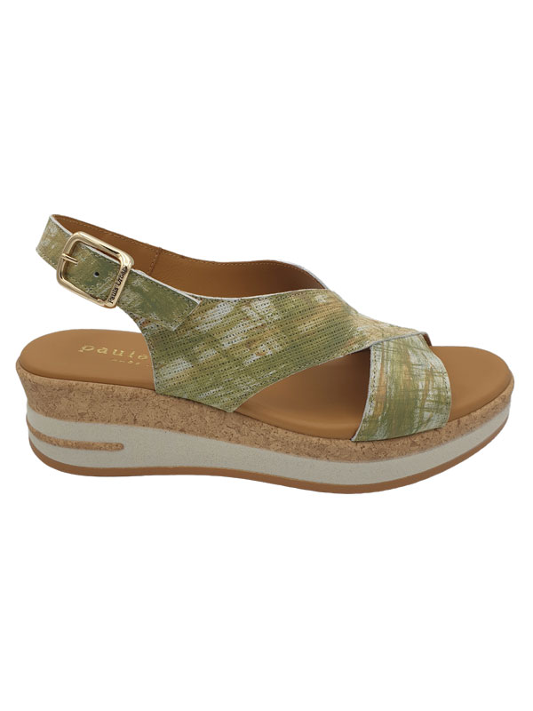 SANDALIAS DE CUÑA OLIVA PAULA URBAN 35828V FORMENTERA - Imagen 2