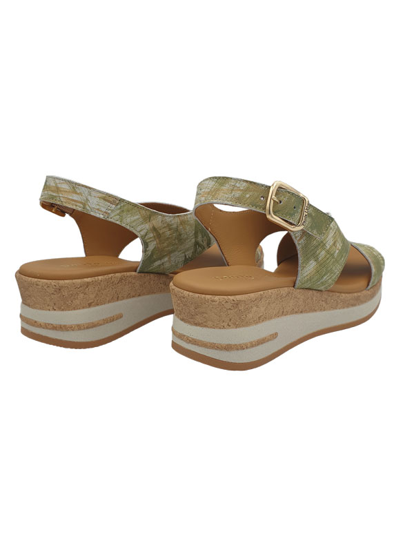 SANDALIAS DE CUÑA OLIVA PAULA URBAN 35828V FORMENTERA - Imagen 4