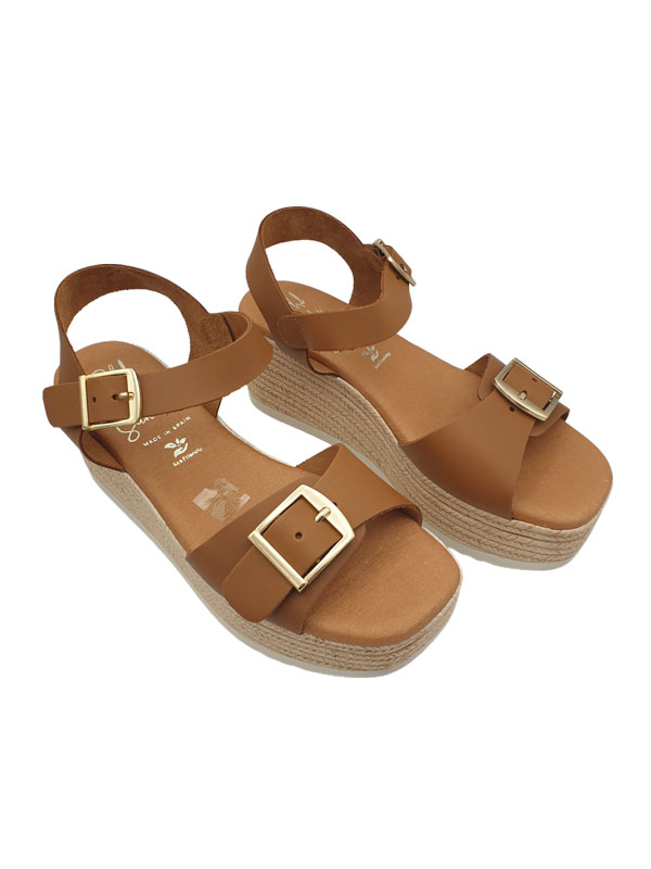 SANDALIAS DE PLATAFORMA ROBLE OH MY SANDALS 6034 - Imagen 3