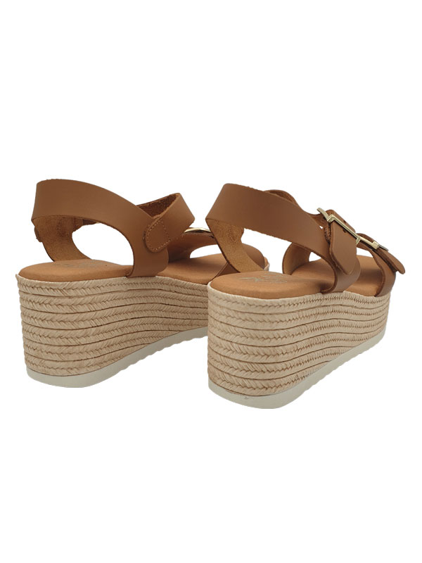 SANDALIAS DE PLATAFORMA ROBLE OH MY SANDALS 6034 - Imagen 4