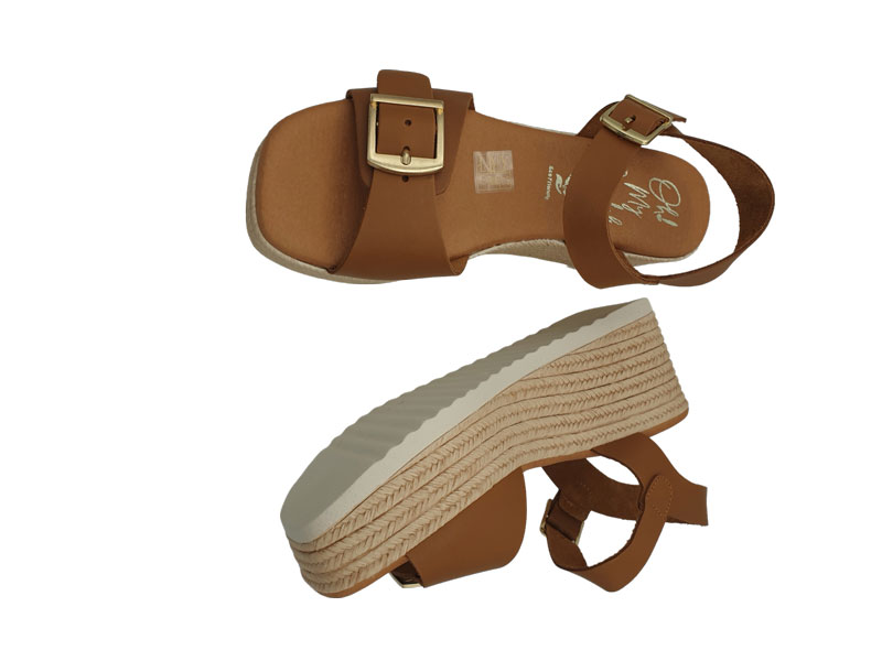 SANDALIAS DE PLATAFORMA ROBLE OH MY SANDALS 6034 - Imagen 5