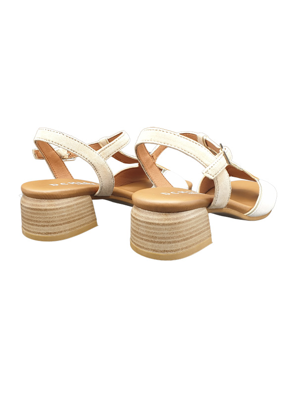 SANDALIAS DE TACON DCHICAS 3931T COMBI TIERRA - Imagen 4