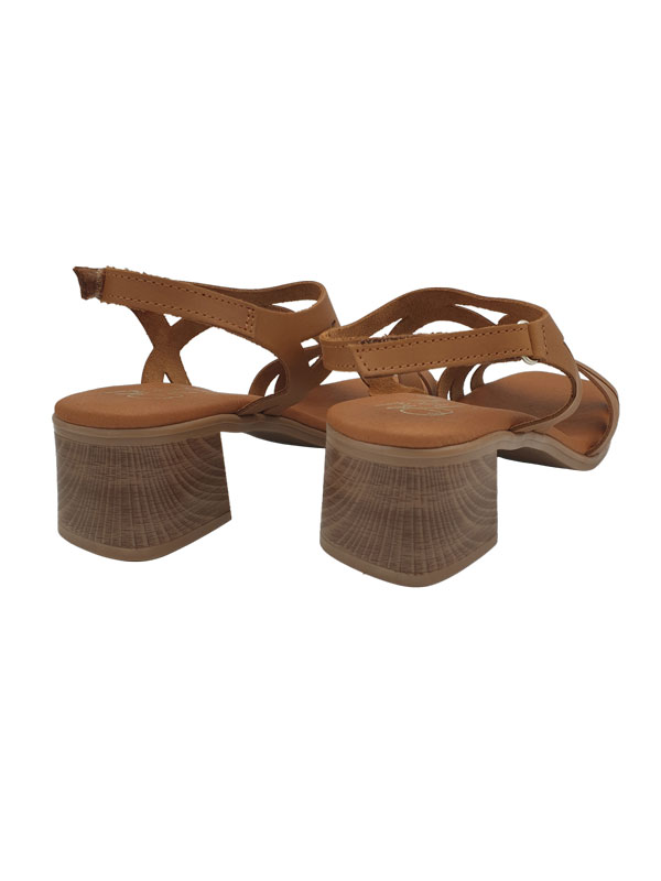 SANDALIAS DE TACON ROBLE OH MY SANDALS 5906 - Imagen 4