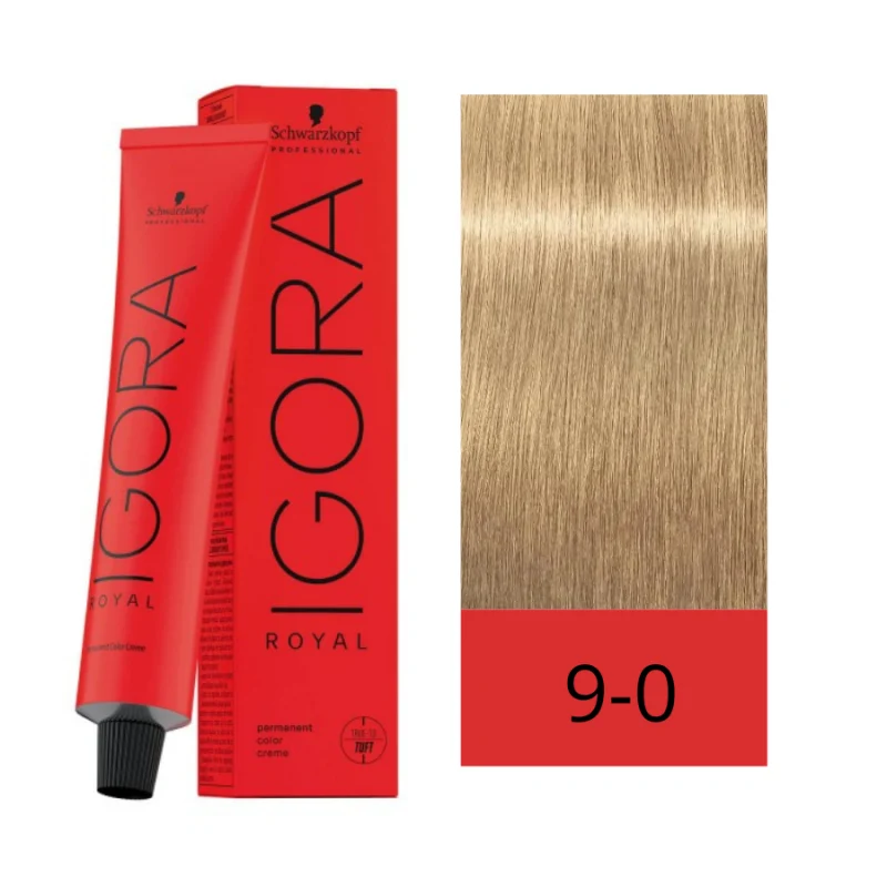 IGORA ROYAL 9-0 Rubio Muy Claro Natural – 60 ml