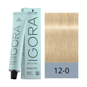 IGORA ROYAL Highlifts 12-0 – Super Aclarante Natural – 60 ml
