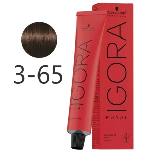 IGORA ROYAL 3-65 Castaño Oscuro Chocolate Dorado – 60 g