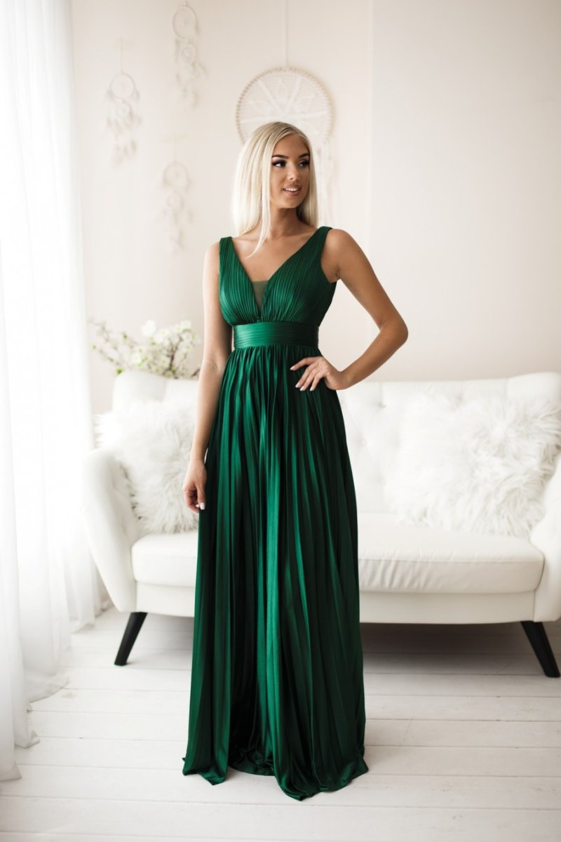 Vestido Seda Plisado - Imagen 3