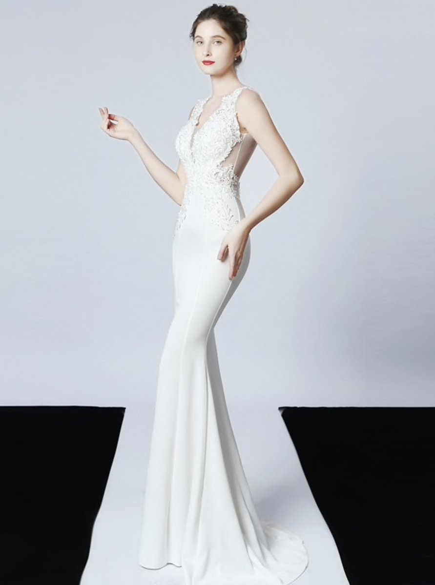Vestido Novia Sirena Encaje - Imagen 5