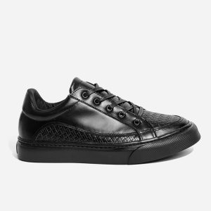 Deportivos Sneakers Textura Cuero EVA