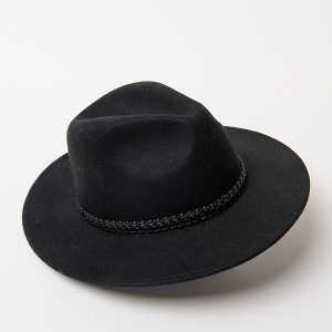 SOMBRERO FEDORA NEGRO SURKANA 36HABA52100