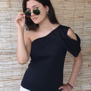 Top mujer asimétrico