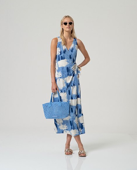 VESTIDO AZUL SURKANA 526KILY71151 - Imagen 5