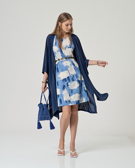 VESTIDO AZUL SURKANA 526KILY71251 - Imagen 5