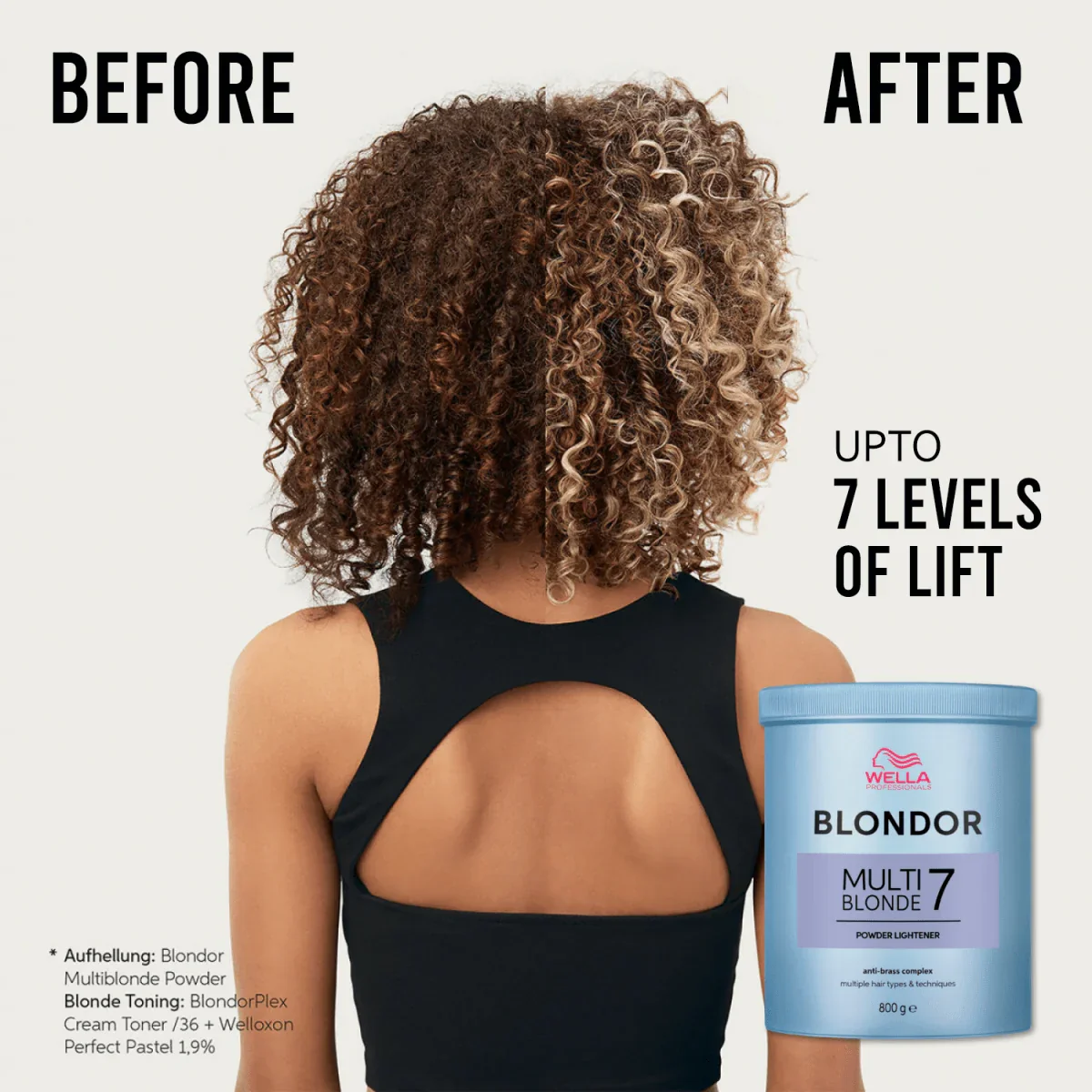Wella Professionals Blondor Multi Blonde 7 – 800 g - Imagen 4